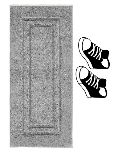 Luxury Extra Large Bath Mat 100% Egyptian Cotton Floor Mats Bath Rugs Water Absorbent Bathroom Toilet Pedestal Carpet Mats - Towelsbay